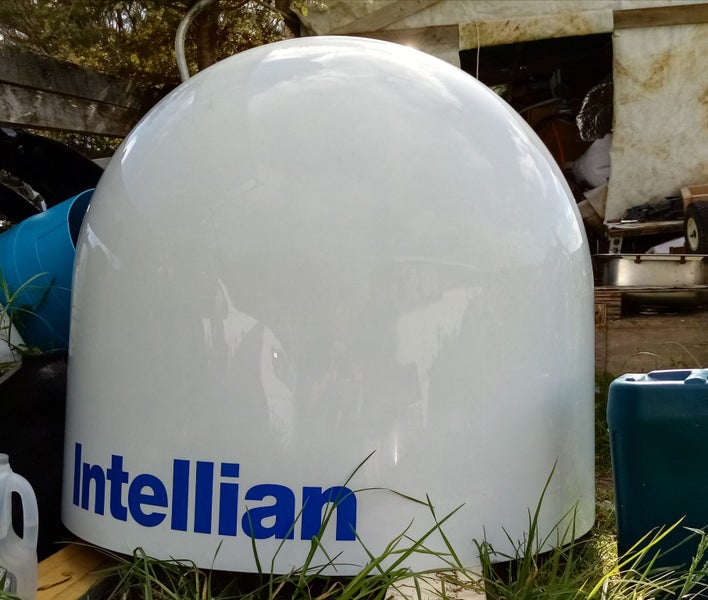 Intellian Satellite Dish/ Receiver/ 2 domes & bases SH 12 Northland Carousel 2