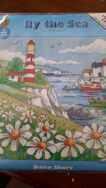 Cross stitch kit - Daisy Shore - Heritage Crafts - By the Sea - Karen Carter Carousel 1