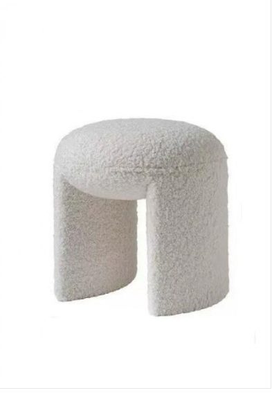Ori Upholstery Boucle Stool - White *25% OFF Carousel 1
