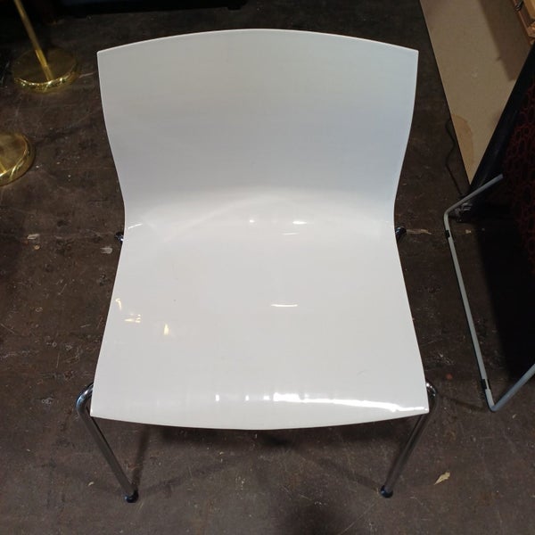 White Chair Metal Legs Carousel 1