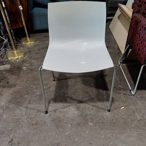 White Chair Metal Legs Carousel 2