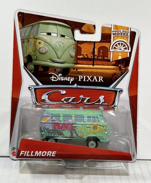 Disney Pixar Cars 2013 Wheel Well Motel Fillmore 6/11 HTF Carousel 1