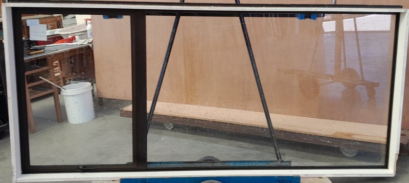 Bronze Aluminium Single Awning Window H990 x W2205 DR9861 Carousel 2