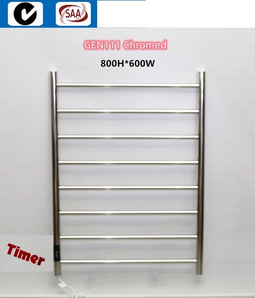 Round Heated Towel Rail With Timer Various Sizes Carousel 2