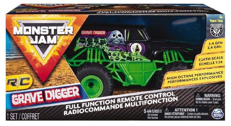 Monster Jam: 1:24 Scale RC - Grave Digger Carousel 1