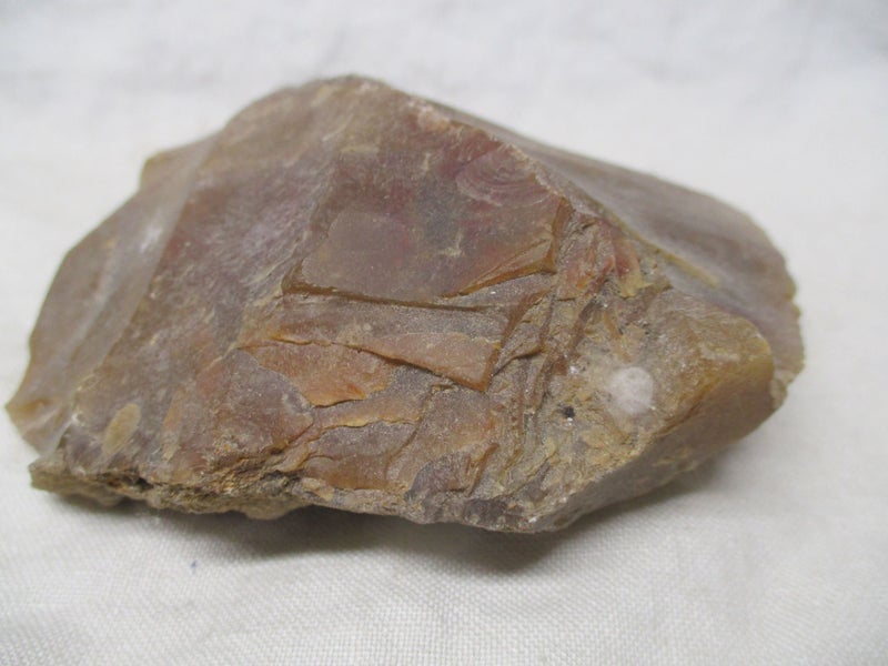 6396 SSXX - Old Neolithic Butter Flint - Hand Sized Scraper Stone Tool Carousel 2