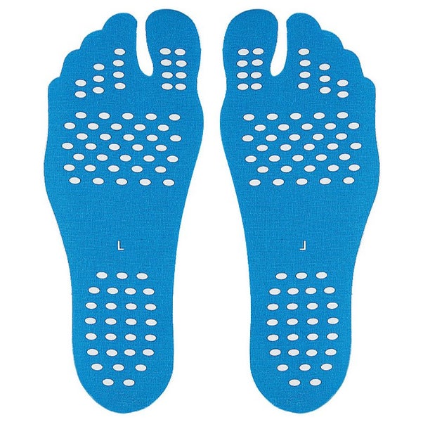 Adhesive Beach Insoles Barefoot Feel for Free Walking Blue 1 Pair Carousel 2