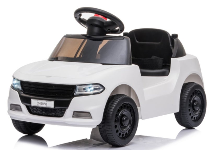 Electric Ride-on Toy Car White CH9958A Carousel 1