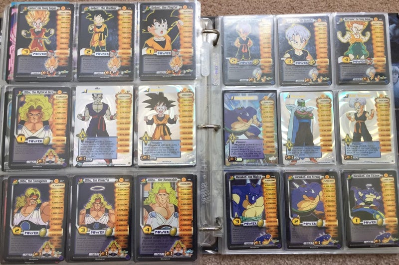 Dragon Ball Z Score Foil personalities and Ultra rares Carousel 1