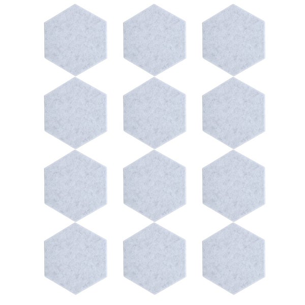 acoustic panels 12Pcs Sound Absorption Board Hex Adhesive Acoustic Panels Wedges Carousel 1