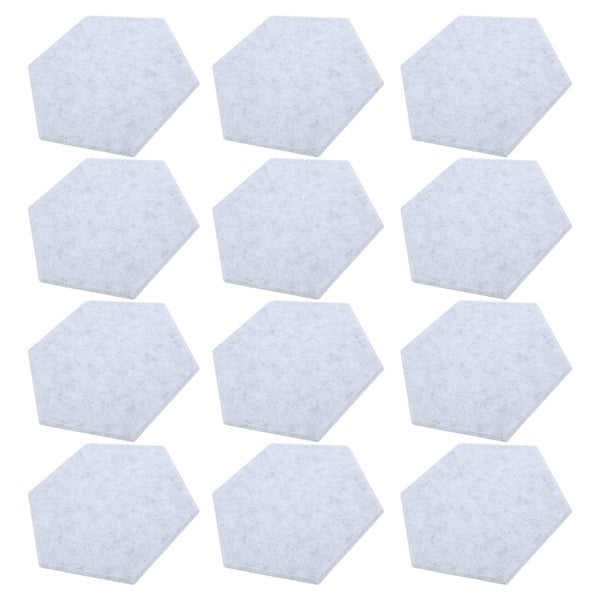 acoustic panels 12Pcs Sound Absorption Board Hex Adhesive Acoustic Panels Wedges Carousel 2