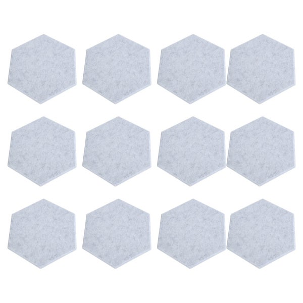 acoustic panels 12Pcs Sound Absorption Board Hex Adhesive Acoustic Panels Wedges Carousel 5