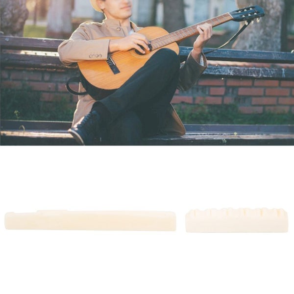 6 string guitar saddle acoustic guitar accessories Guitar Nut Saddle Ivory Cow Carousel 2