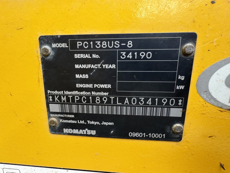 CLEARANCE! 2020 - 2021 KOMATSU PC138-8 EXCAVATORS / 2,800 - 3,800 HOURS Carousel 13