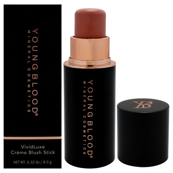 Youngblood VividLuxe Creme Blush Stick - Creme Brulee for Women 0.32 oz Blush Carousel 1