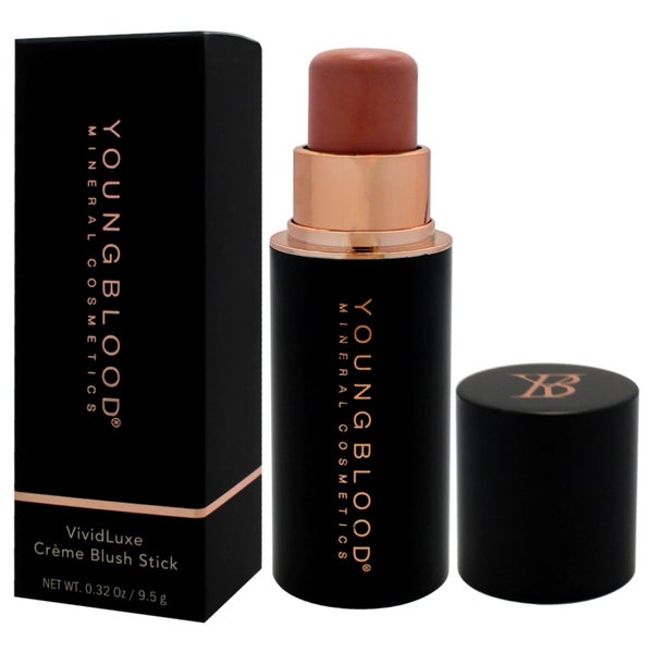 Youngblood VividLuxe Creme Blush Stick - Creme Brulee for Women 0.32 oz Blush Carousel 4