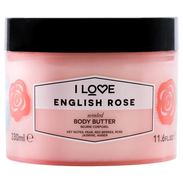 I Love Cosmetics Scented Body Butter - English Rose Women 11.6 oz Body Butter Carousel 1