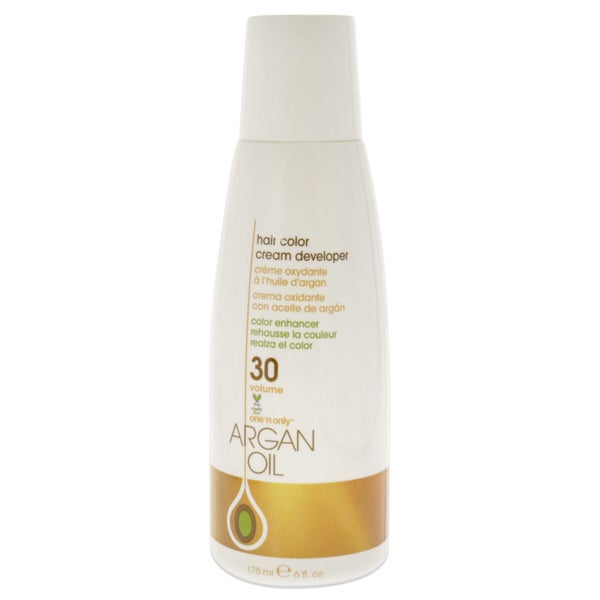 One n Only Argan Oil Hair Color Cream Developer - 30 Volume 6 oz Lightener Carousel 1