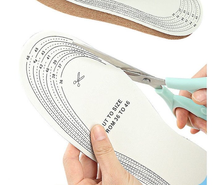 Linen Latex Insoles Breathable Soft Shock Absorbing Grey Carousel 3