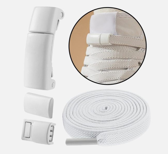 No-Tie Elastic Shoelaces with Magnetic Buckle Easy Slip-On for Adults & Kids Carousel 1