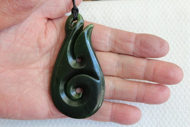 EXTRA LARGE KORU/HOOK PENDANT #XL HOOK Carousel 1