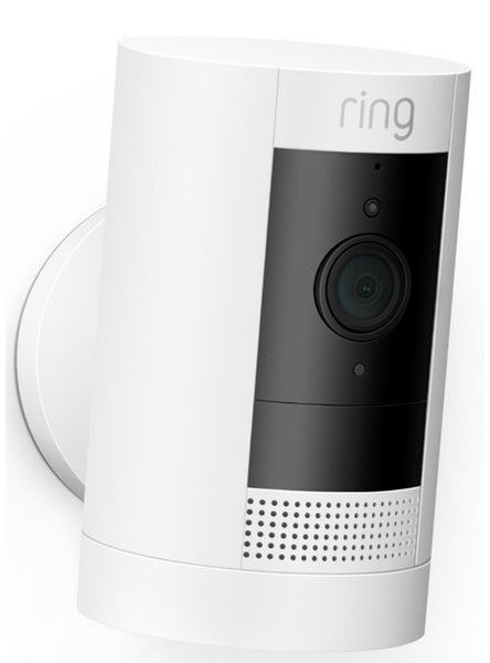 Ring Stick Up Battery 3rd Gen Wire-Free Camera - White Carousel 1