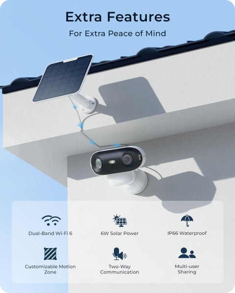 Reolink Argus 4 4K/UHD Solar Wireless Dual Lens Camera Carousel 2