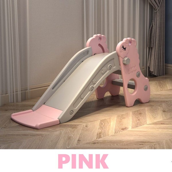 Kids Slide with Basket PINK Carousel 2