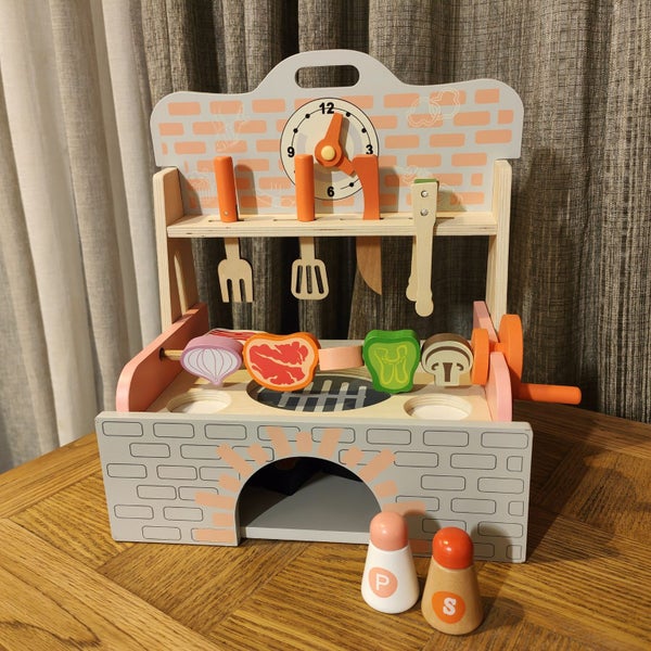 Windmill Kids - Wooden Barbeque Toy Playset - Clearance Carousel 1