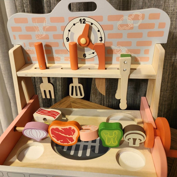 Windmill Kids - Wooden Barbeque Toy Playset - Clearance Carousel 2