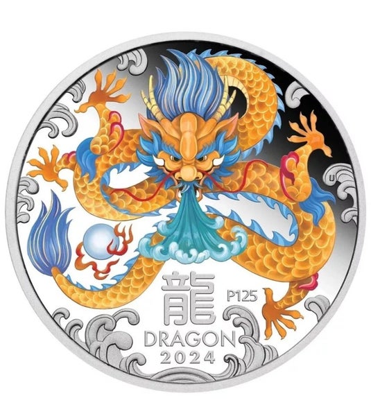 2024 1/2oz color dragon Carousel 1