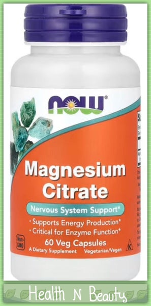 MAGNESIUM CITRATE 133.33 MG 60 VEG CAPS - BB0829 Carousel 1