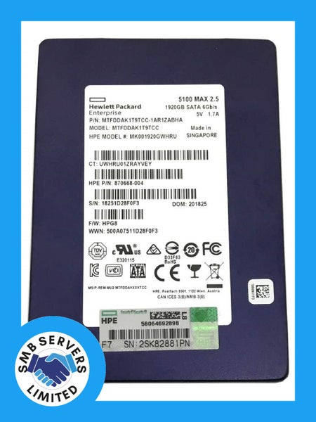 Micron 5100 MAX 1.92TB 2.5" SATA Enterprise SSD Carousel 1