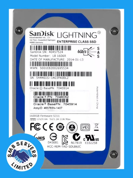 Sandisk LB1606R Lightning 1.6TB SAS 6Gb Enterprise SSD Carousel 1