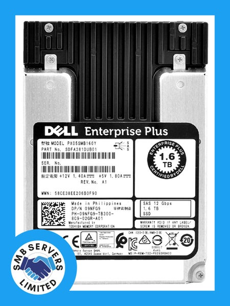 Toshiba PX05SMB160Y 1.6TB SAS 12Gb Enterprise SSD Carousel 1