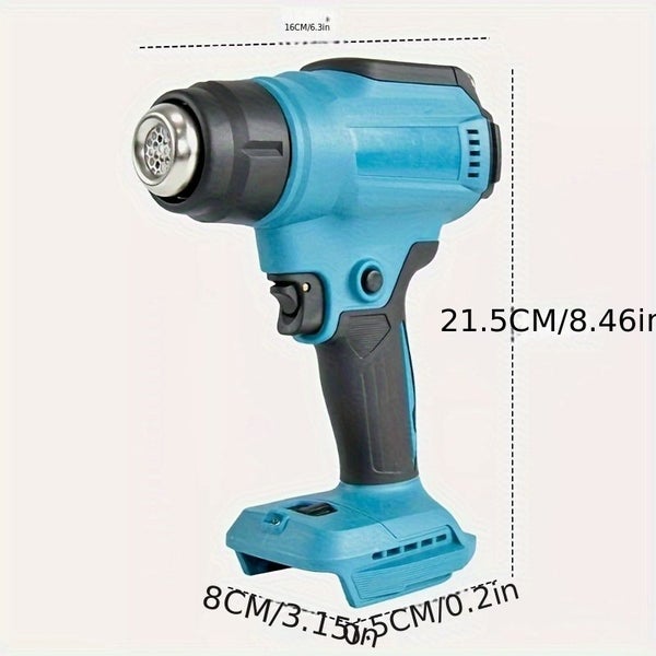 Cordless Heat Gun Hot Air Gun Temperature Nozzle Fits Makita 18V Battery Carousel 5