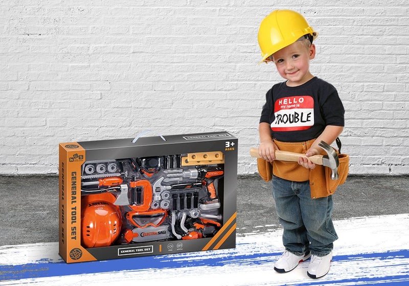 31pcs Kids Tool Set Construction Building Repair Toys Carousel 2