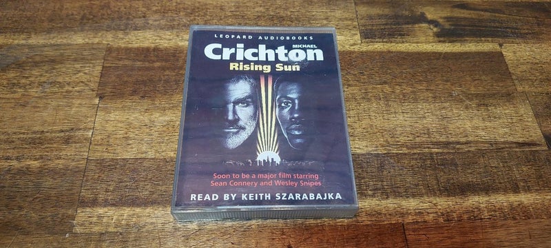 VINTAGE MICHAEL CRICHTON RISING SUN AUDIO BOOK CASSETTE TAPES Carousel 1