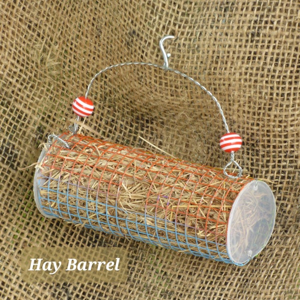 Mouse Toys - Large Hanging Chew Toy or Hay Barrel or Large Hemp Rope Ladder Carousel 1