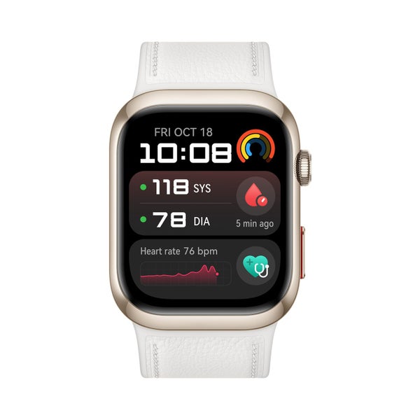 Huawei Watch D2 - White Leather Strap Carousel 1