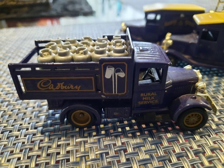 Collection of Four Lledo Promotional Models for Cadburys Chocolate Carousel 6