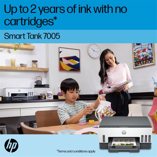 HP Smart Tank Plus 7005 Inkjet Colour Multifunction Printer Printer for Small Carousel 5