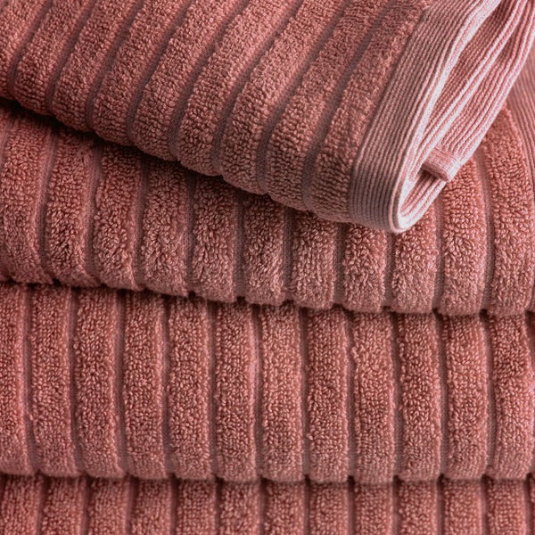 Alessia Cotton Bamboo Rib Bath Sheet Carousel 14