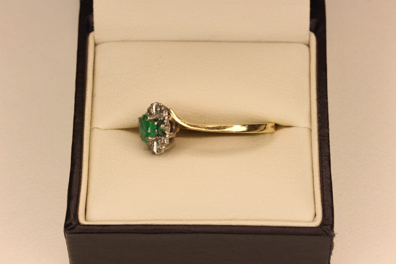 9ct Tourmaline & Diamond ring Carousel 2