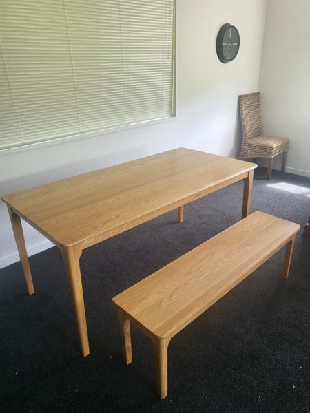 FREE SHIPPING ! Brand New Solid Oak Bench Seat 1.35M Length Carousel 9