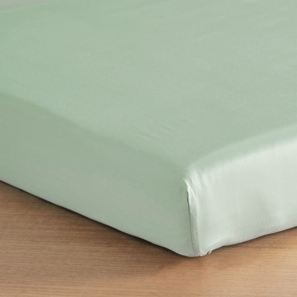 Bamboo Cotton Cot Fitted Sheet - Alessia Carousel 15