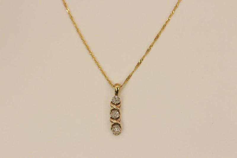 14ct Diamond ‘Array’ Necklace Carousel 2