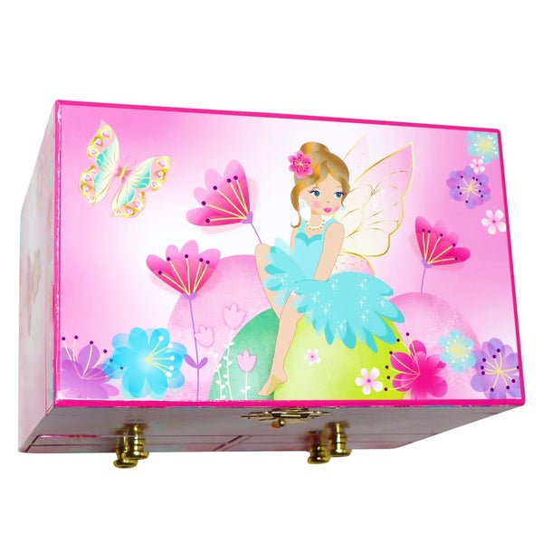 PP Fairy Butterfly Friends Med Musical Box Carousel 1