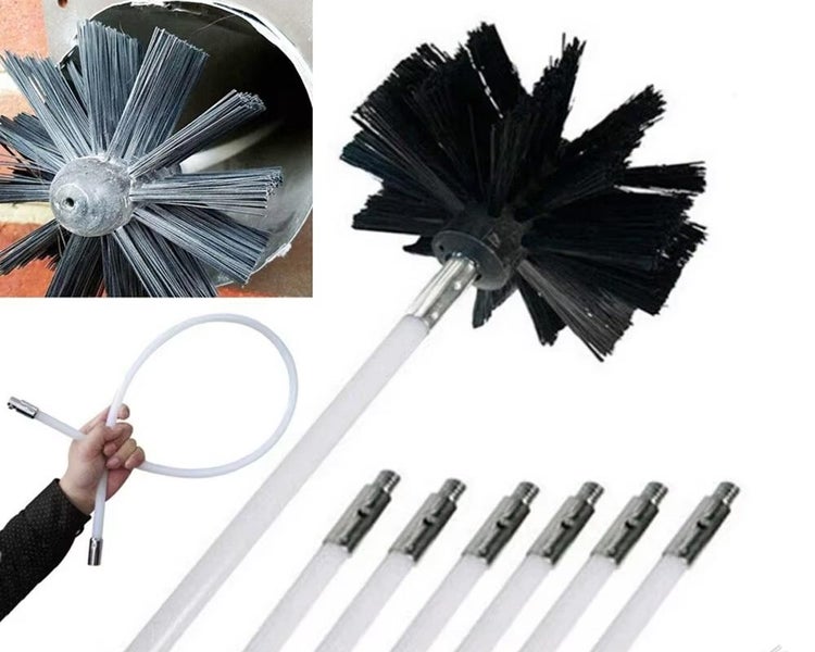 New Flexible Dryer Vent Chimney Cleaning Brush Kit Afterpay Carousel 7