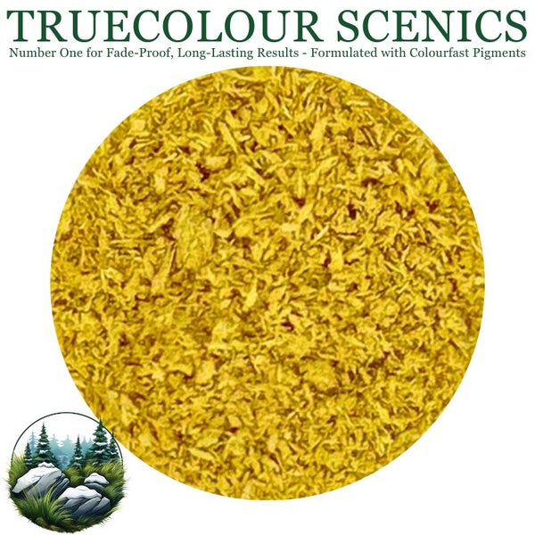 Truecolour Scenics Blended Turf Ground Cover Fine Medium 2 Yellow Carousel 2